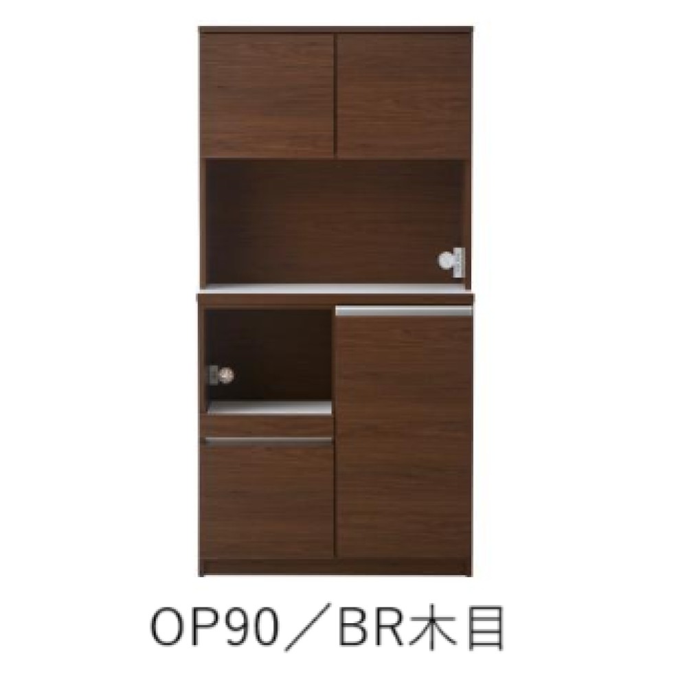 ダイニングボード［６０／９０／１２０／１４０］［ホワイト艶有／ホワイト木目／ブラウン木目／グレー木目／くすみナチュラル／チャコールブラック］ サムネイル 12