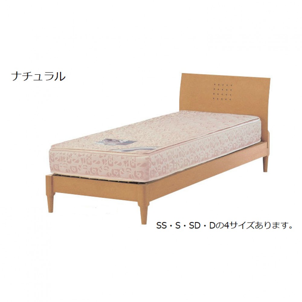 ベッドフレームのみ［SS/S/SD/D/WD］［ナチュラル/ウェンジ/ホワイト/ウォールナット］