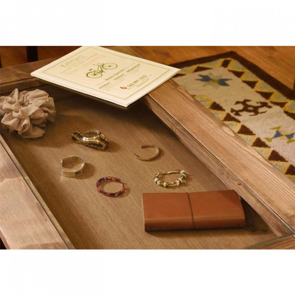 センターテーブル［９０］［ブラウン］ サムネイル 3