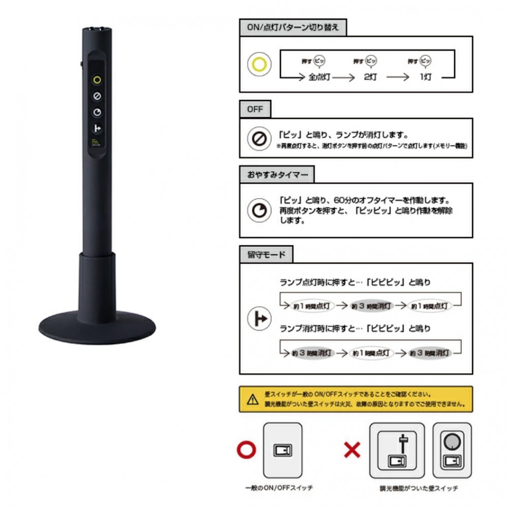 リモートシーリングランプ［ＬＥＤ電球］［ブラウン+ブラック/ベージュ+ホワイト/ホワイト］ サムネイル 15