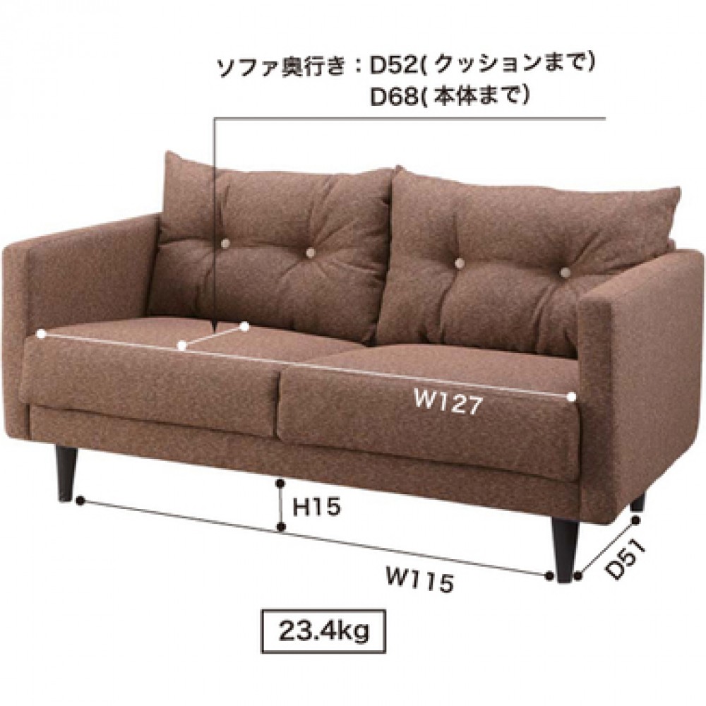 ソファ［２P/３P］［グレー］ サムネイル 5