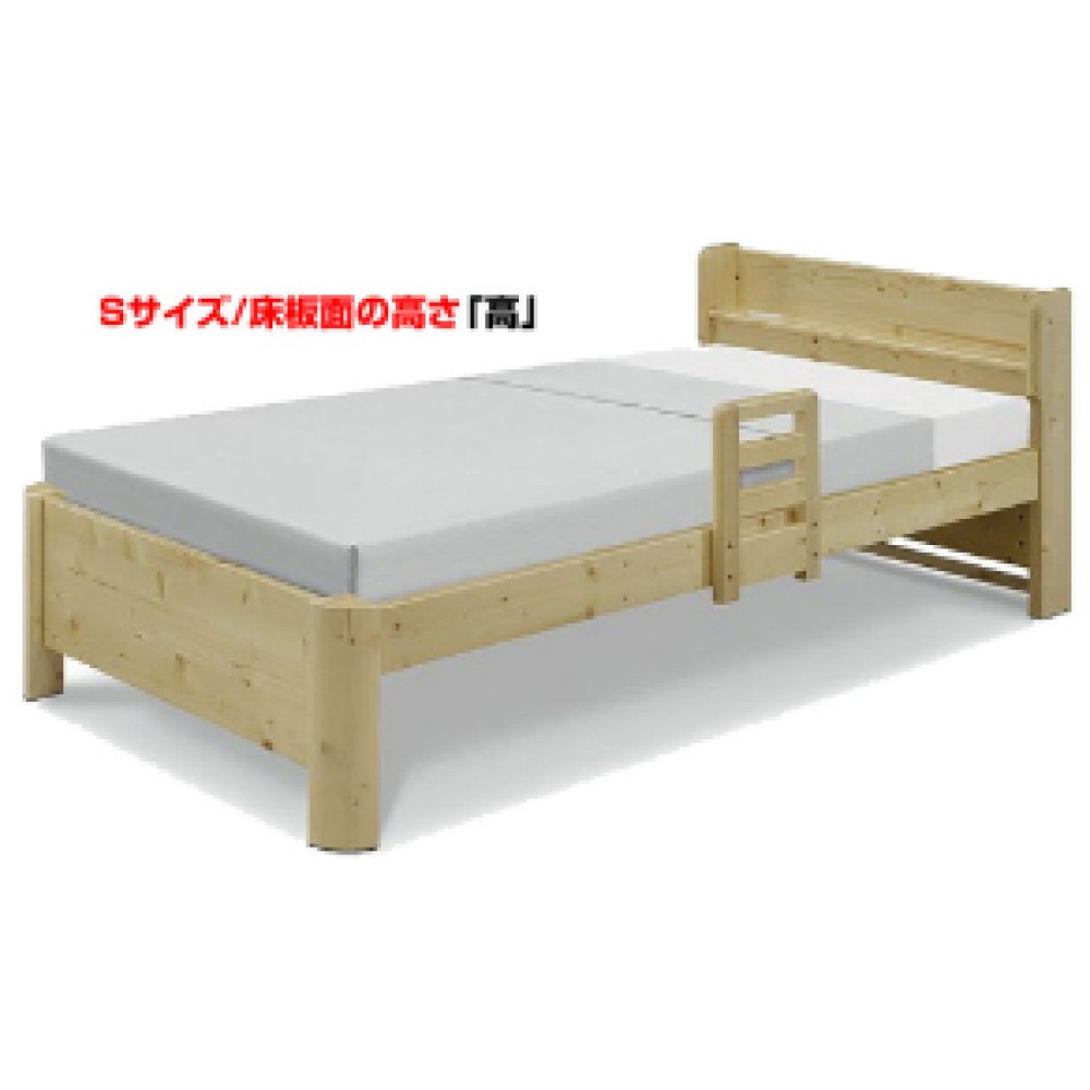 ベッドフレームのみ［シングル／ダブル］［ナチュラル／ブラウン］ サムネイル 6